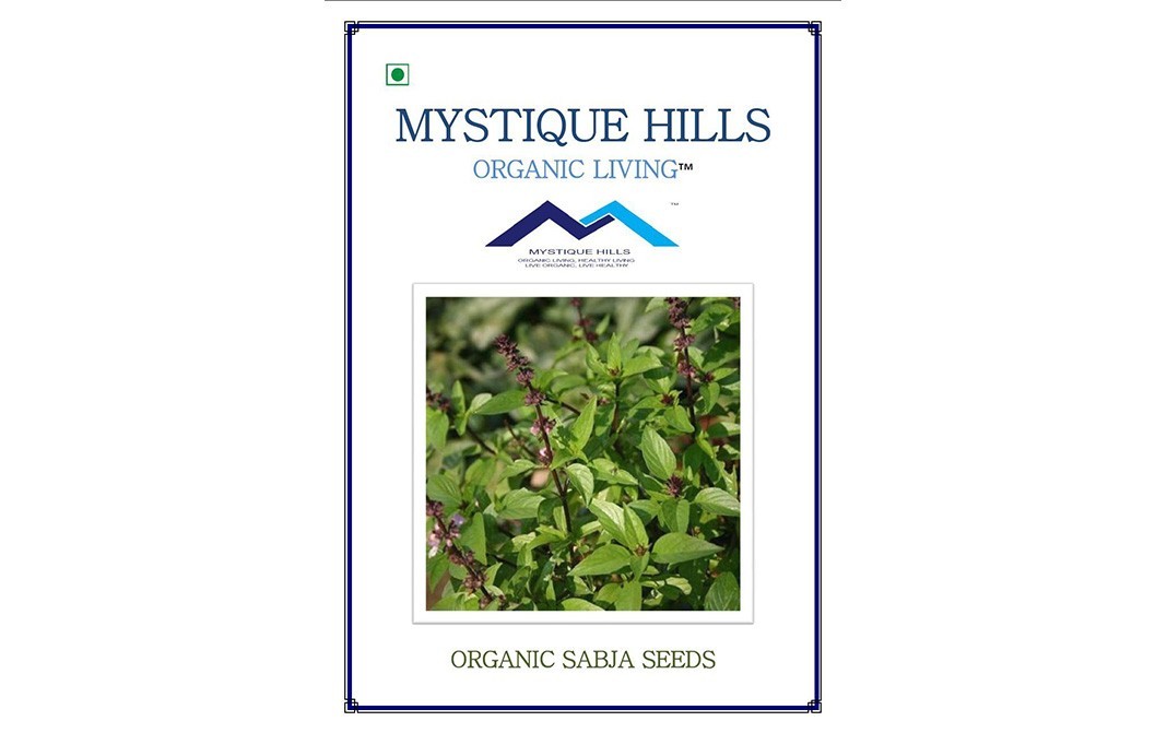 Mystique Hills Organic Sabja Seeds    Box  500 grams